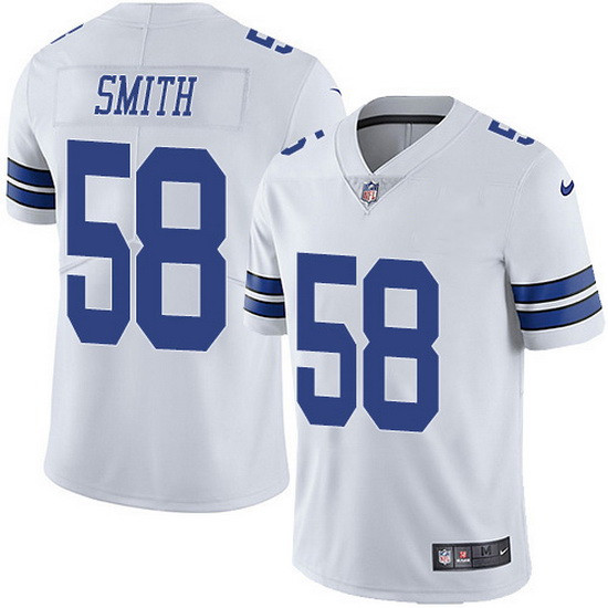 Youth Dallas Cowboys #58 Mazi Smith White Vapor Untouchable Stitched Football Jersey